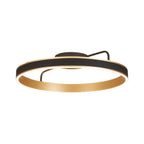 Regent Annevoie 60cm Round LED Ceiling Light - Brushed Gold