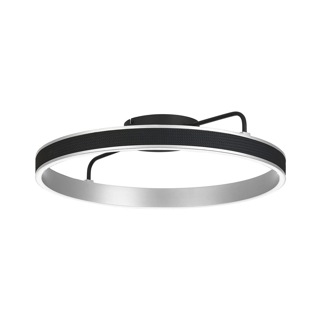 Regent Annevoie 60cm Round LED Ceiling Light - Brushed Antique Silver