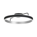 Regent Annevoie 60cm Round LED Ceiling Light - Brushed Antique Silver