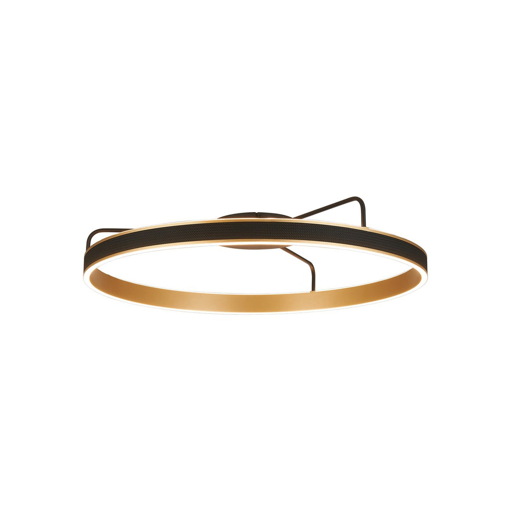 Regent Annevoie 80cm Round LED Ceiling Light - Brushed Gold