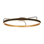 Regent Annevoie 1m Round LED Ceiling Light - Brushed Gold