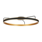 Regent Annevoie 1m Round LED Ceiling Light - Brushed Gold