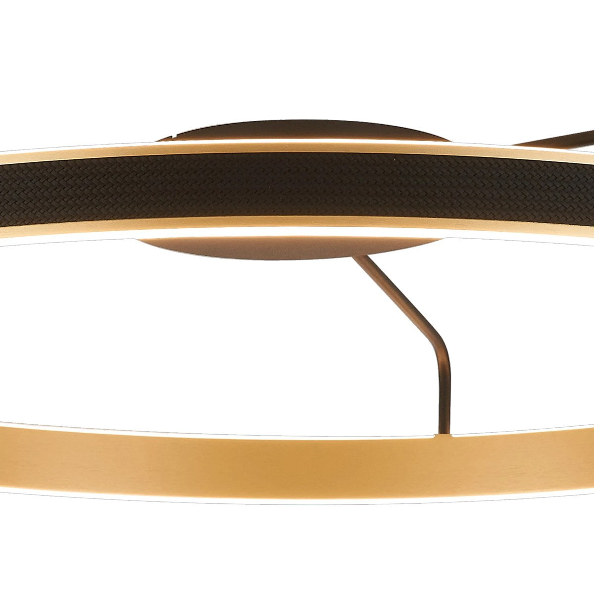 Regent Annevoie 1m Round LED Ceiling Light - Brushed Gold