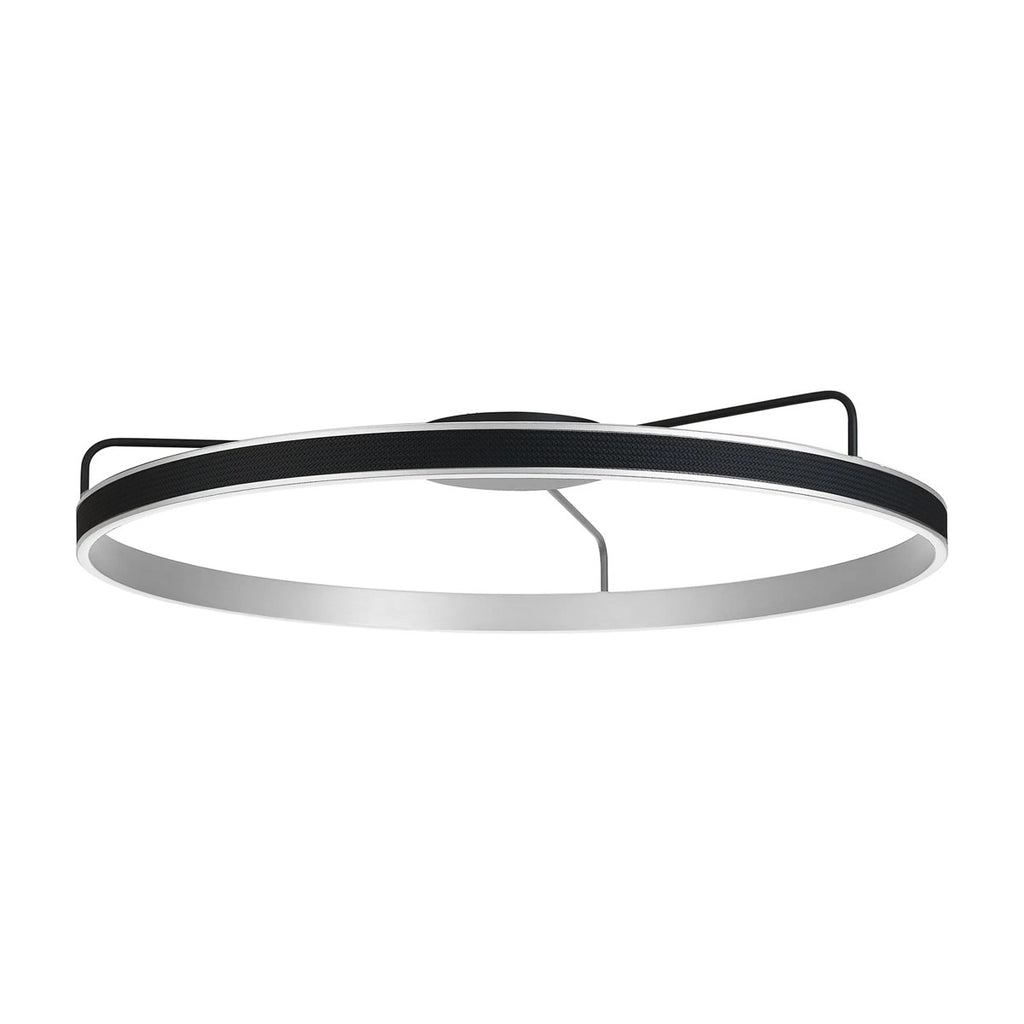 Regent Annevoie 1m Round LED Ceiling Light - Brushed Antique Silver