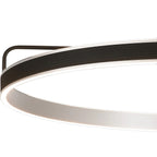 Regent Annevoie 1m Round LED Ceiling Light - Brushed Antique Silver