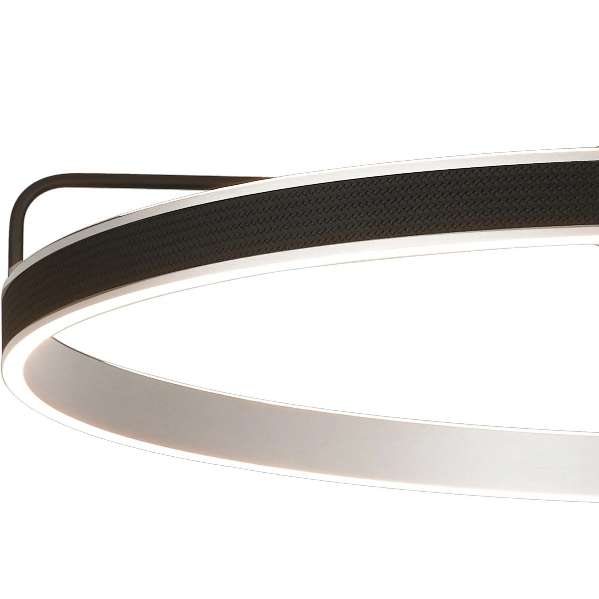 Regent Annevoie 1m Round LED Ceiling Light - Brushed Antique Silver