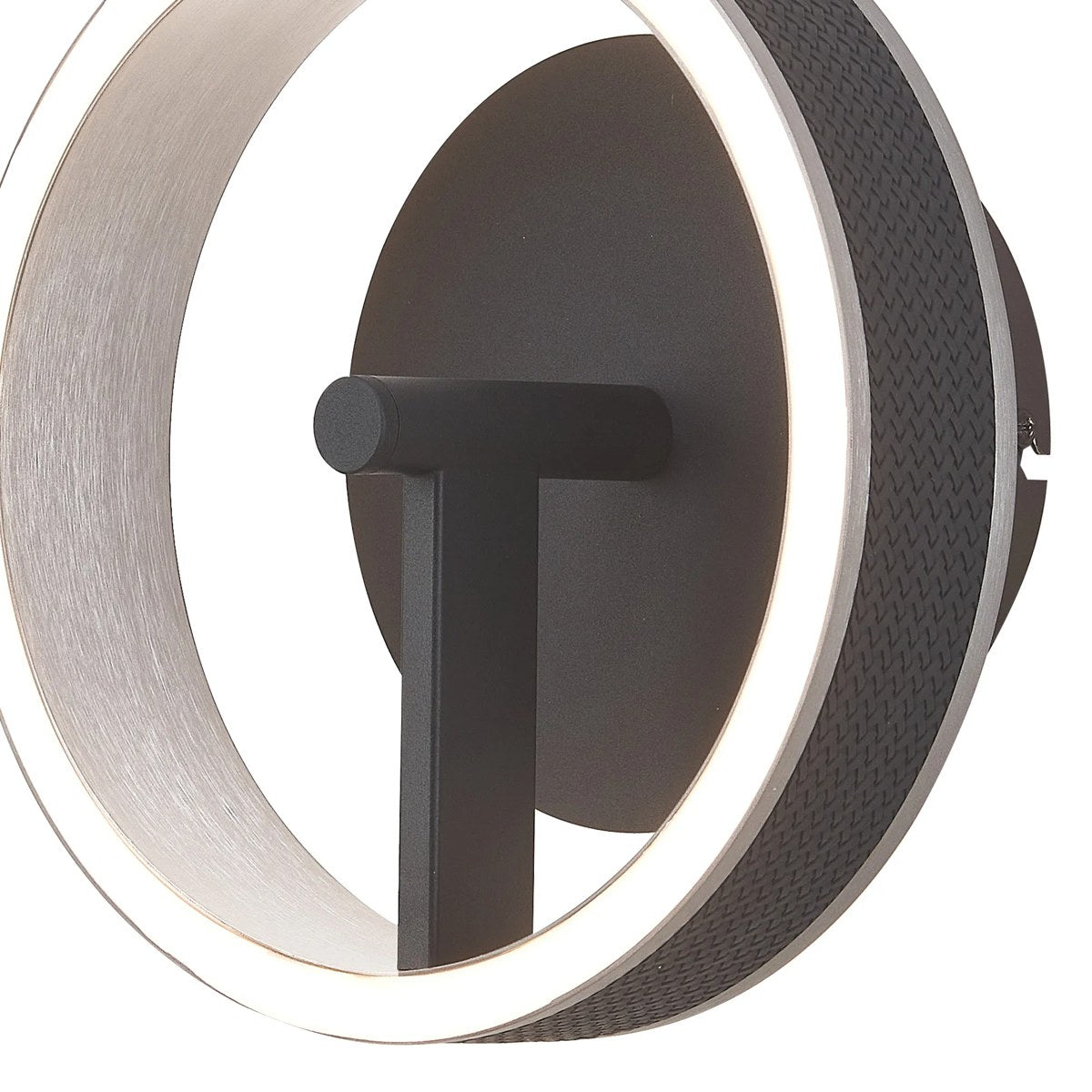 Regent Annevoie LED Wall Light - Brushed Antique Silver