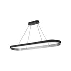 Regent Annevoie 1.2m Squoval LED Pendant Light - Brushed Antique Silver