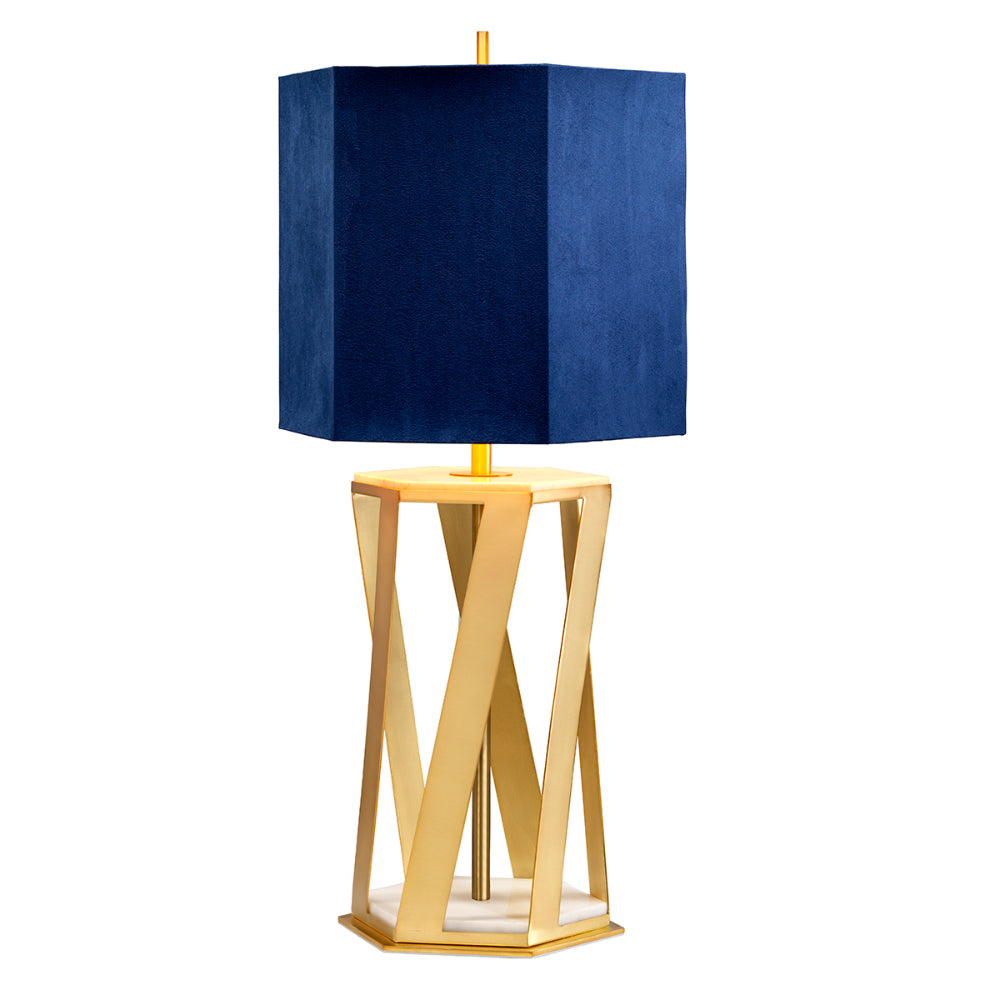 Elstead Apollo Table Lamp in Brushed Brass
