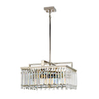 Elstead Aries 4 Light Large Convertible Pendant Light in Polished Nickel