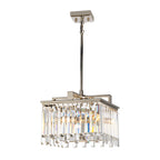 Elstead Aries 4 Light Small Convertible Pendant Light in Polished Nickel