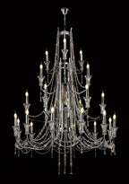 Diyas Armand 12+6+3+3 Light Pendant Light in Polished Chrome