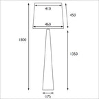 Elstead Ascent Floor Lamp in Black