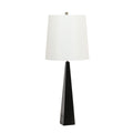 Elstead Ascent Table Lamp in Black with White Shade