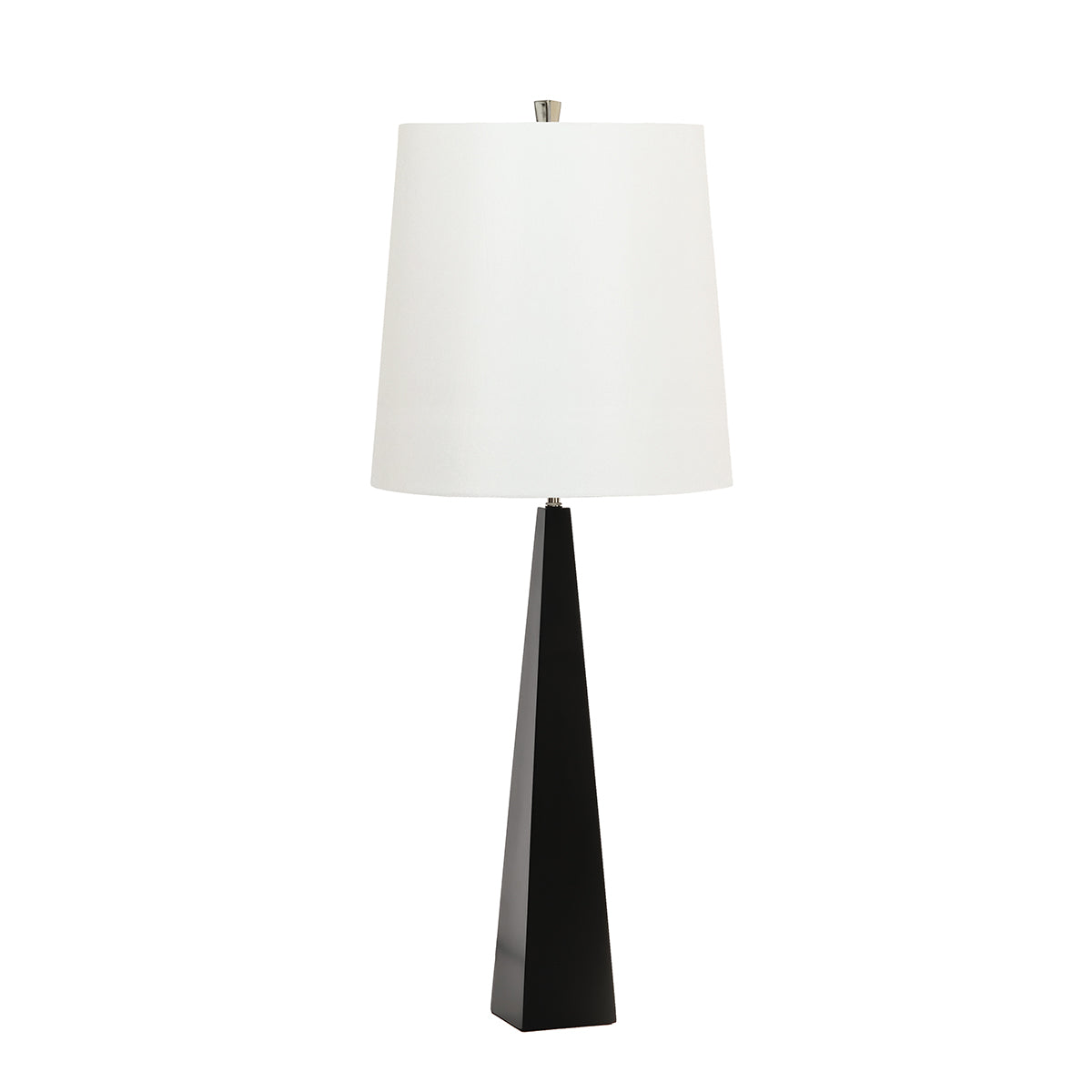 Elstead Ascent Table Lamp in Black with White Shade