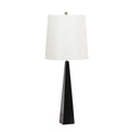 Elstead Ascent Table Lamp in Black with White Shade
