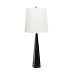 Elstead Ascent Table Lamp in Black with White Shade