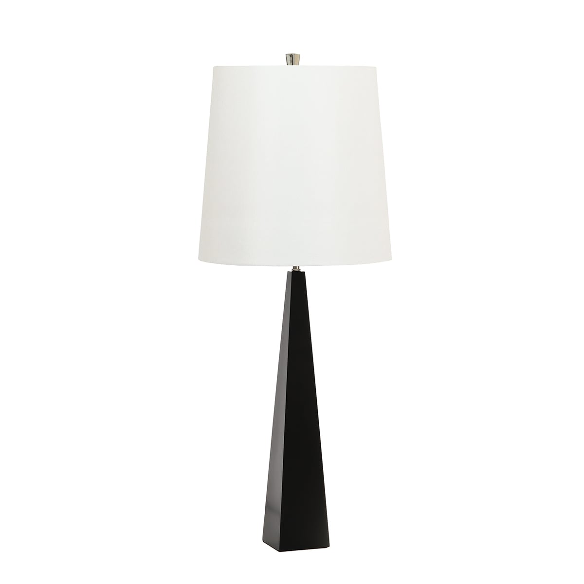Elstead Ascent Table Lamp in Black with White Shade