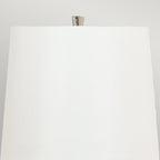 Elstead Ascent Table Lamp in Black with White Shade