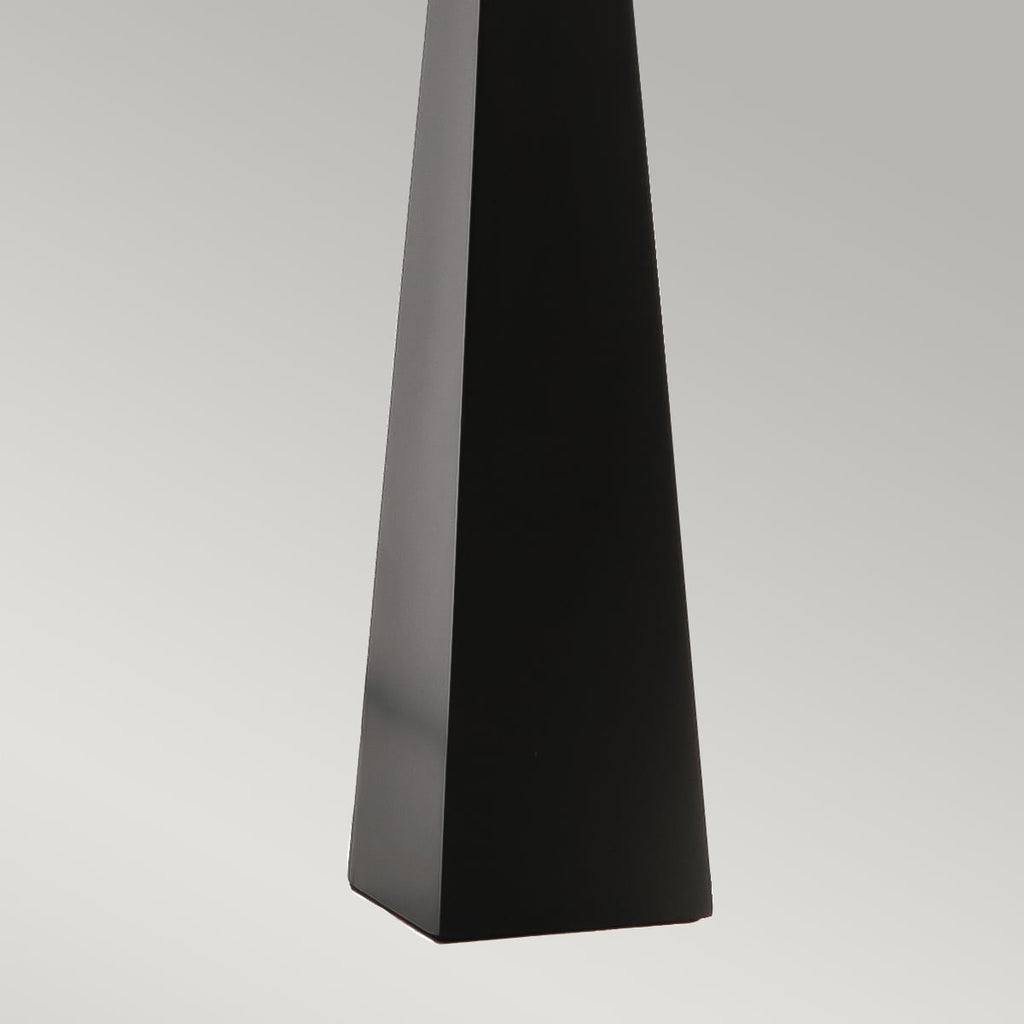 Elstead Ascent Table Lamp in Black with White Shade