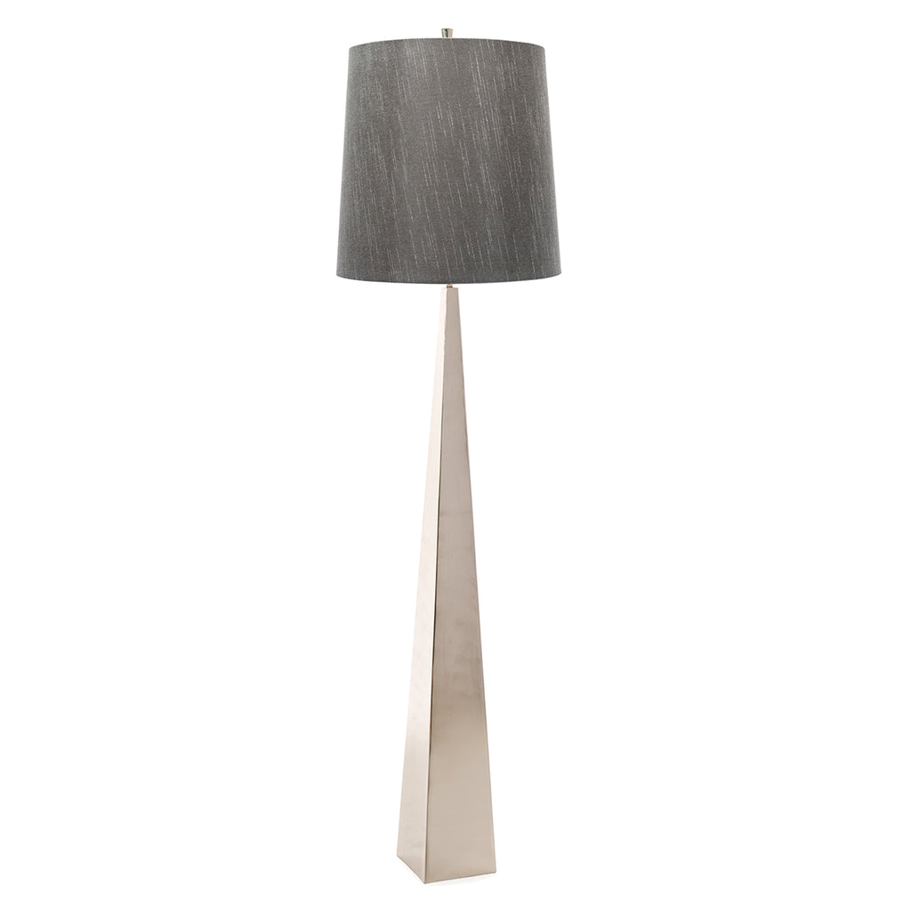 Elstead Ascent Floor Lamp in Polished Nickel