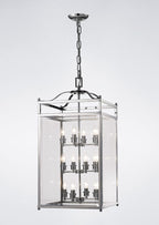 Diyas Aston 12 Light Pendant Light in Polished Chrome with Glass