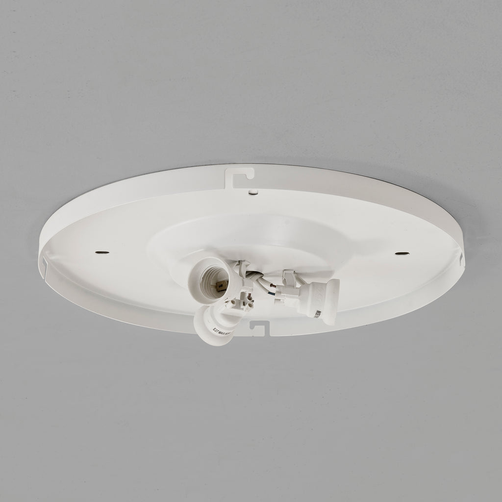 Astro 3-Way Plate Ceiling Light in Matt White