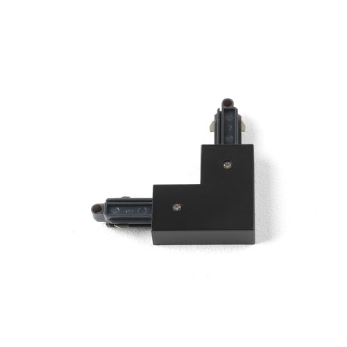 Astro 90° Corner Connector Left Track in Matt Black