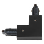 Astro 90° Corner Connector Left Track in Matt Black