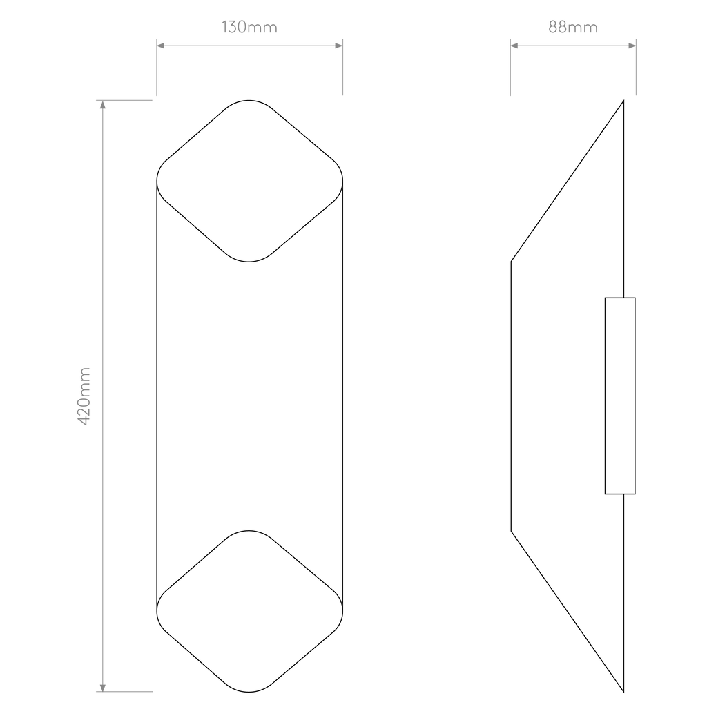 Astro Ako 420 Phase Wall Light