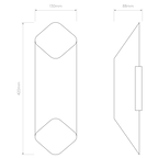 Astro Ako 420 Phase Wall Light