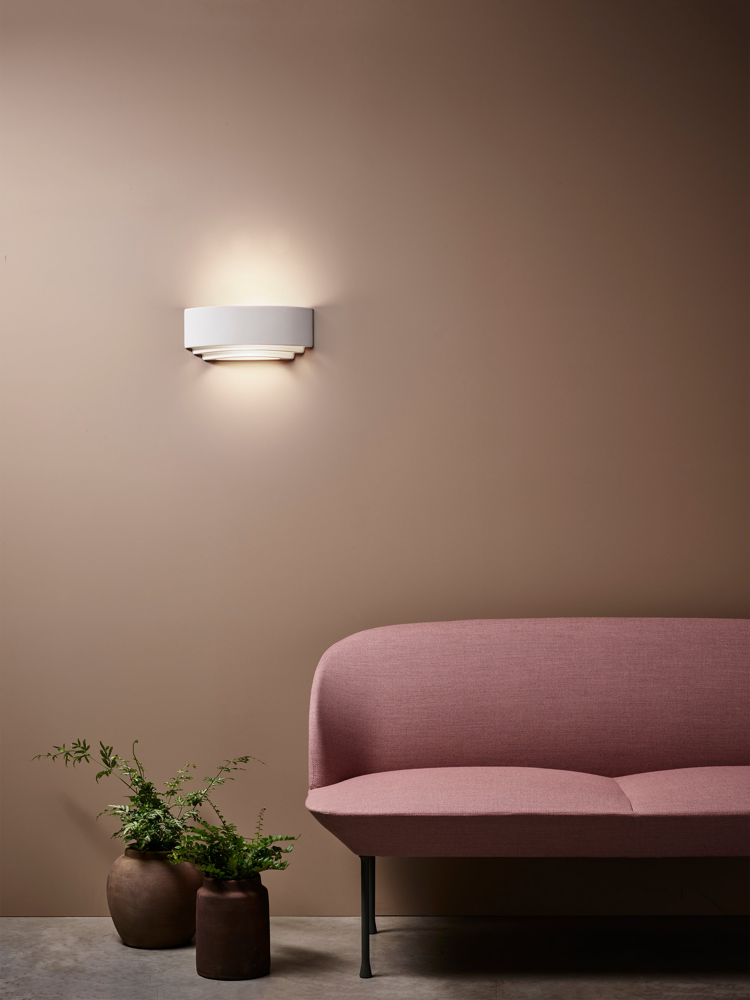 Astro Amalfi 315 1 Light Wall Light in Ceramic