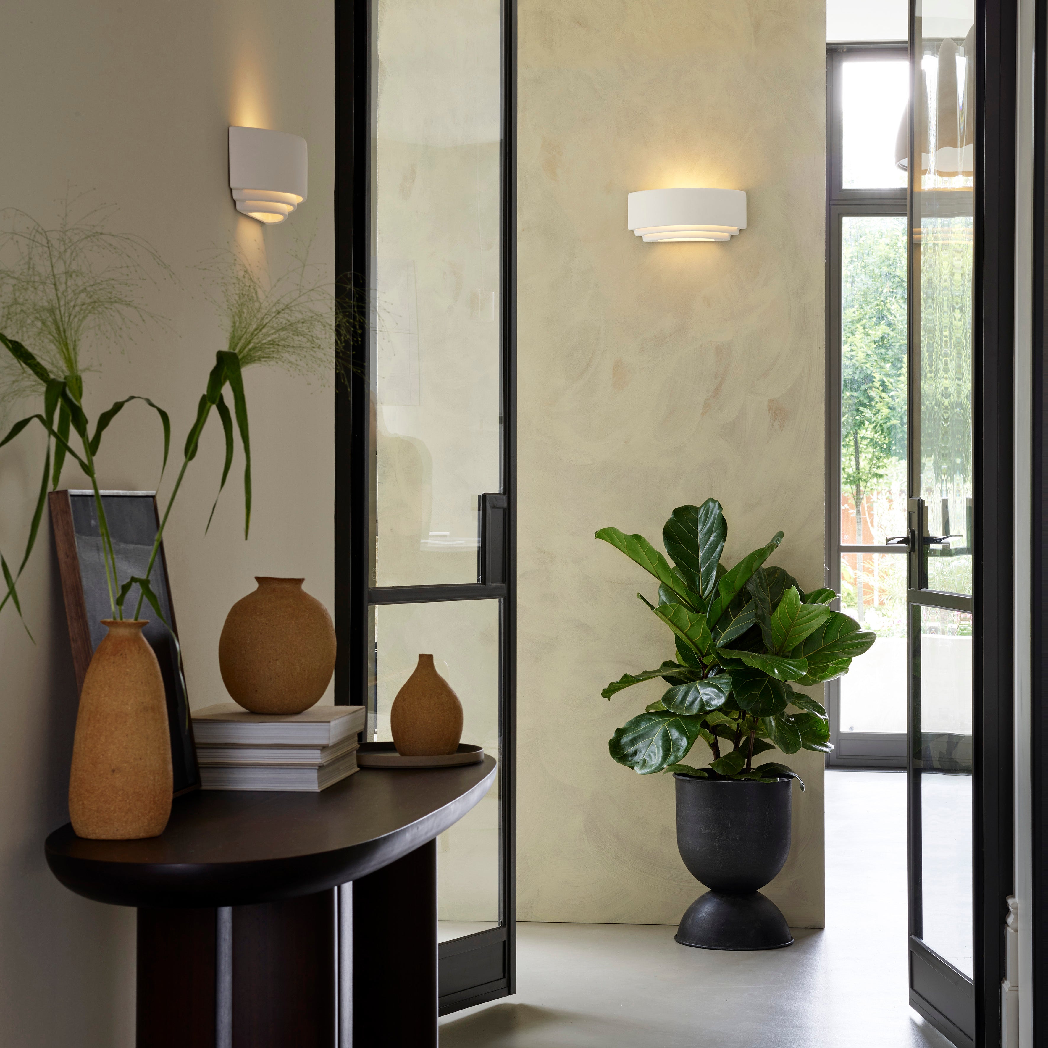 Astro Amalfi 315 1 Light Wall Light in Ceramic