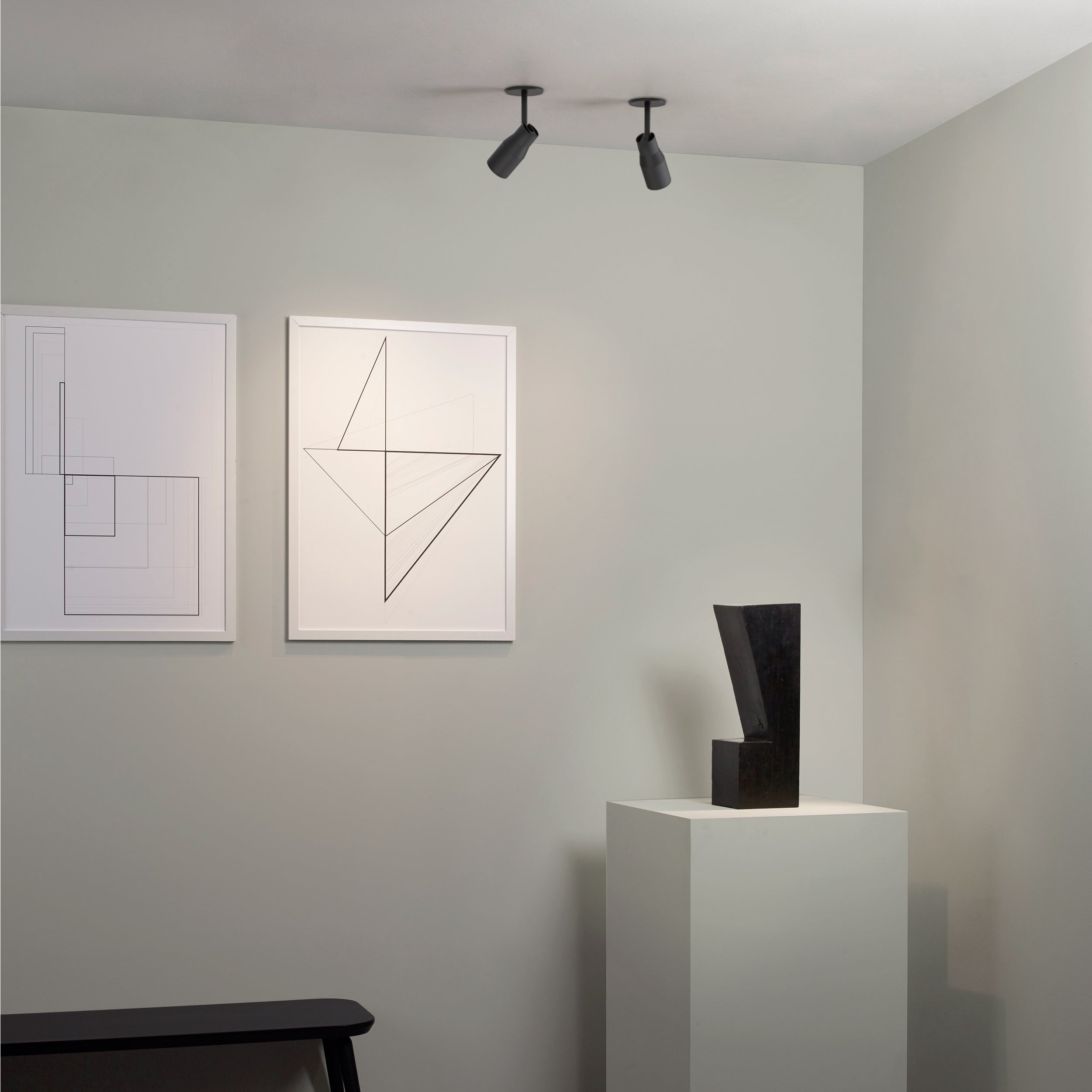 Astro Apollo 100 Recessed Spotlight in Matt Black