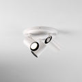 Astro Aqua Triple Round Bathroom Spotlight in Matt White