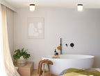 Astro Aquina 240 Bathroom Ceiling Light in Matt Black