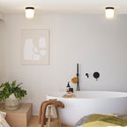 Astro Aquina 240 Bathroom Ceiling Light in Matt Black