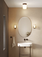 Astro Aquina 240 Bathroom Ceiling Light in Matt Black