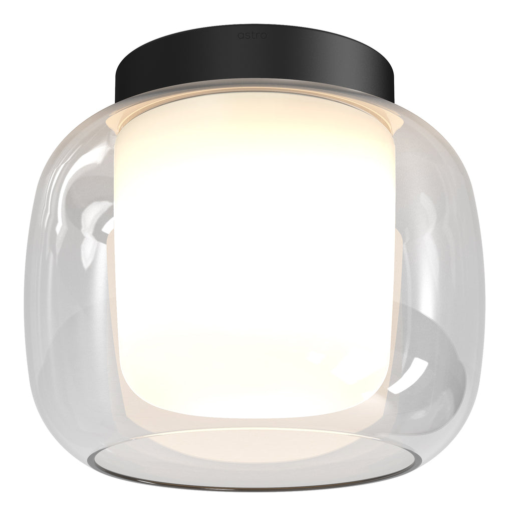 Astro Aquina 240 Bathroom Ceiling Light in Matt Black