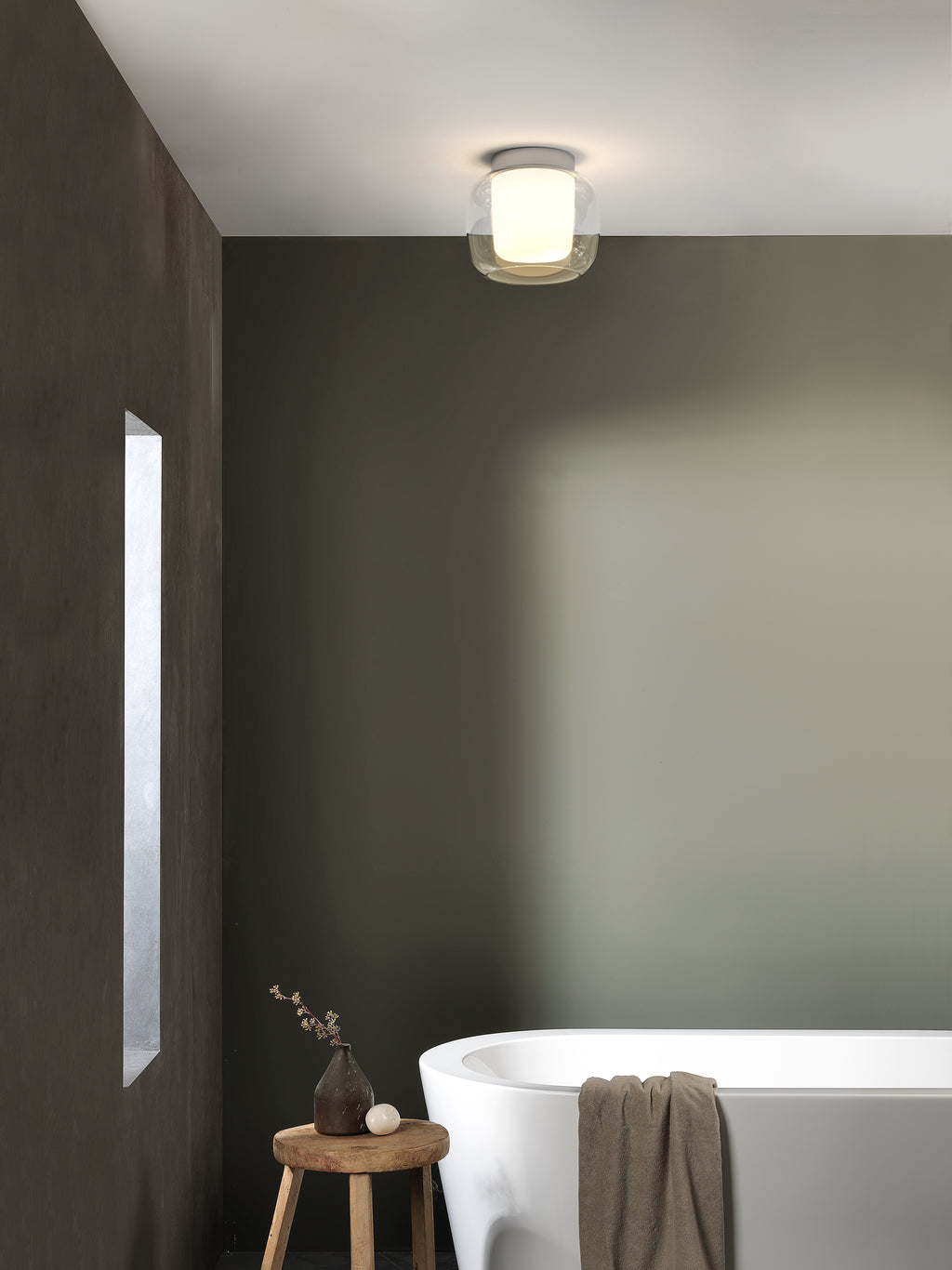 Astro Aquina 240 Bathroom Ceiling Light in Polished Chrome