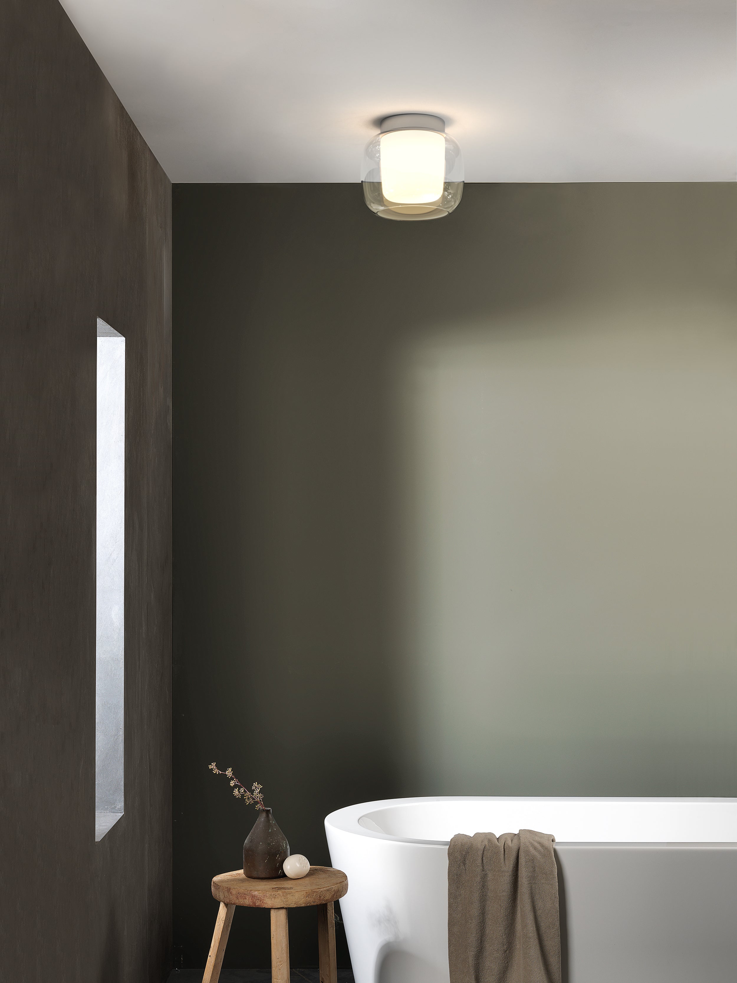 Astro Aquina 240 Bathroom Ceiling Light in Polished Chrome