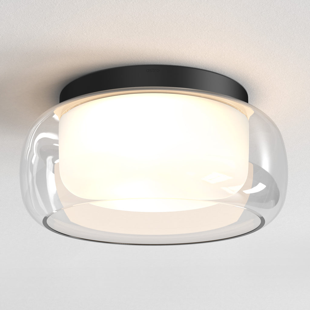 Astro Aquina 360 Bathroom Ceiling Light in Matt Black