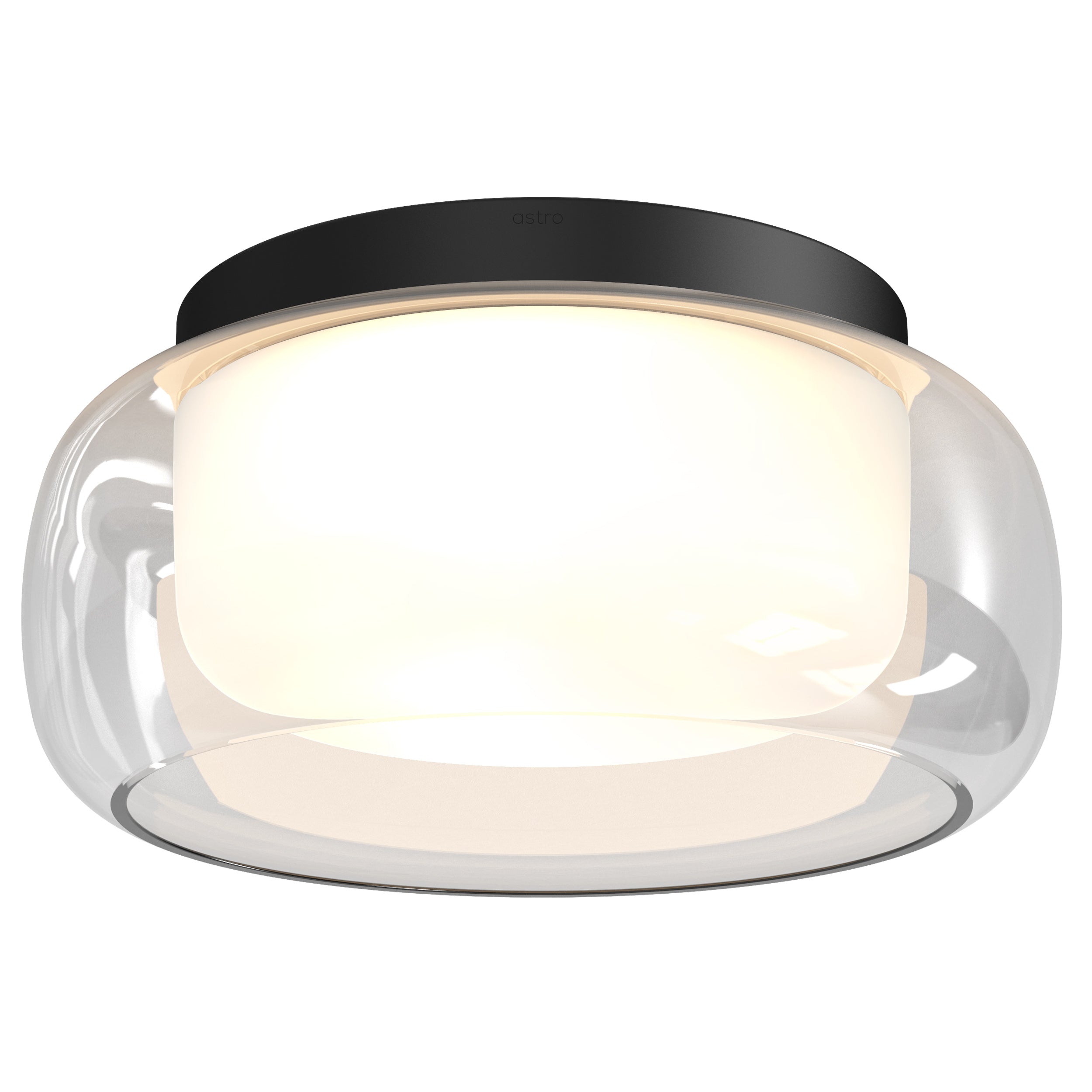 Astro Aquina 360 Bathroom Ceiling Light in Matt Black