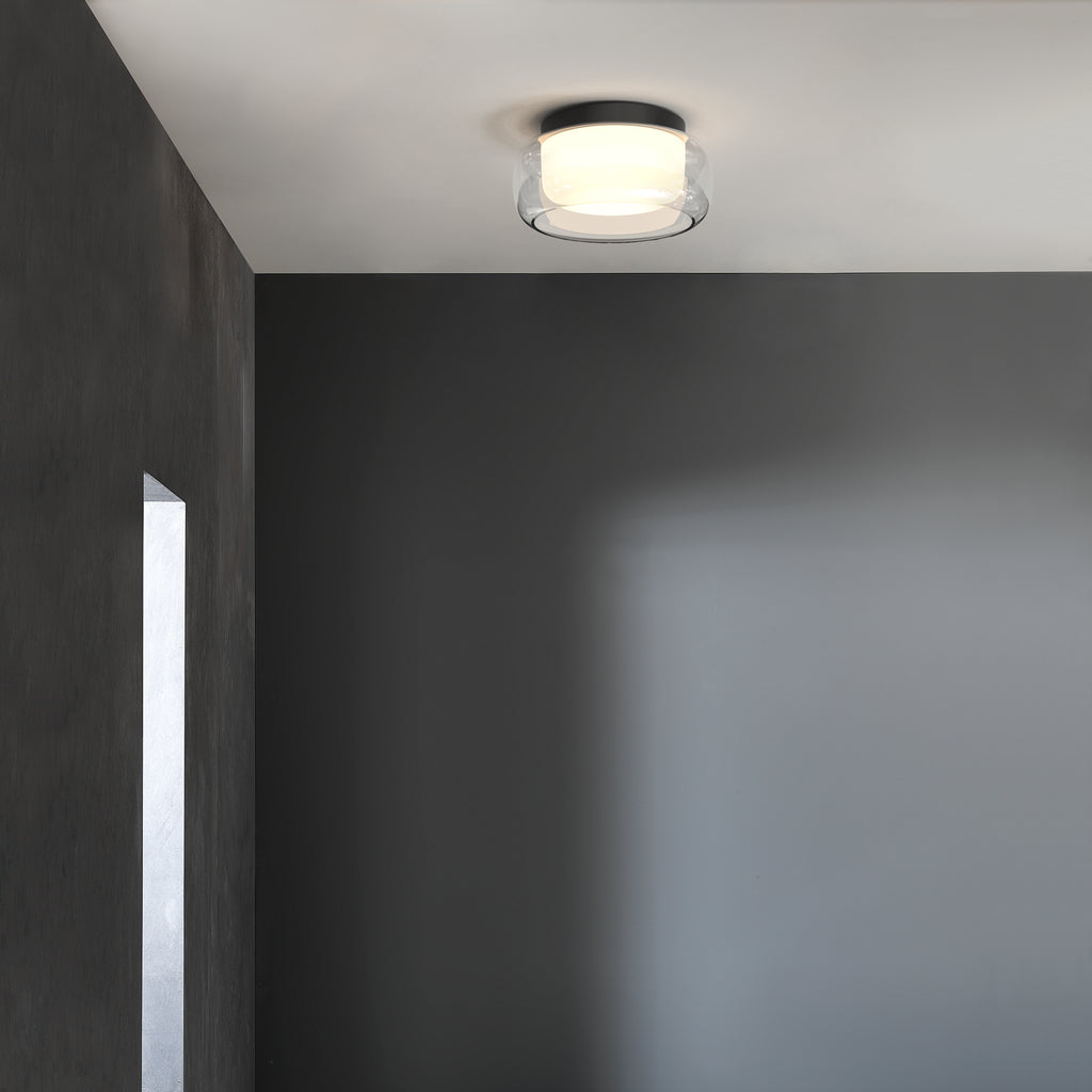 Astro Aquina 360 Bathroom Ceiling Light in Matt Black