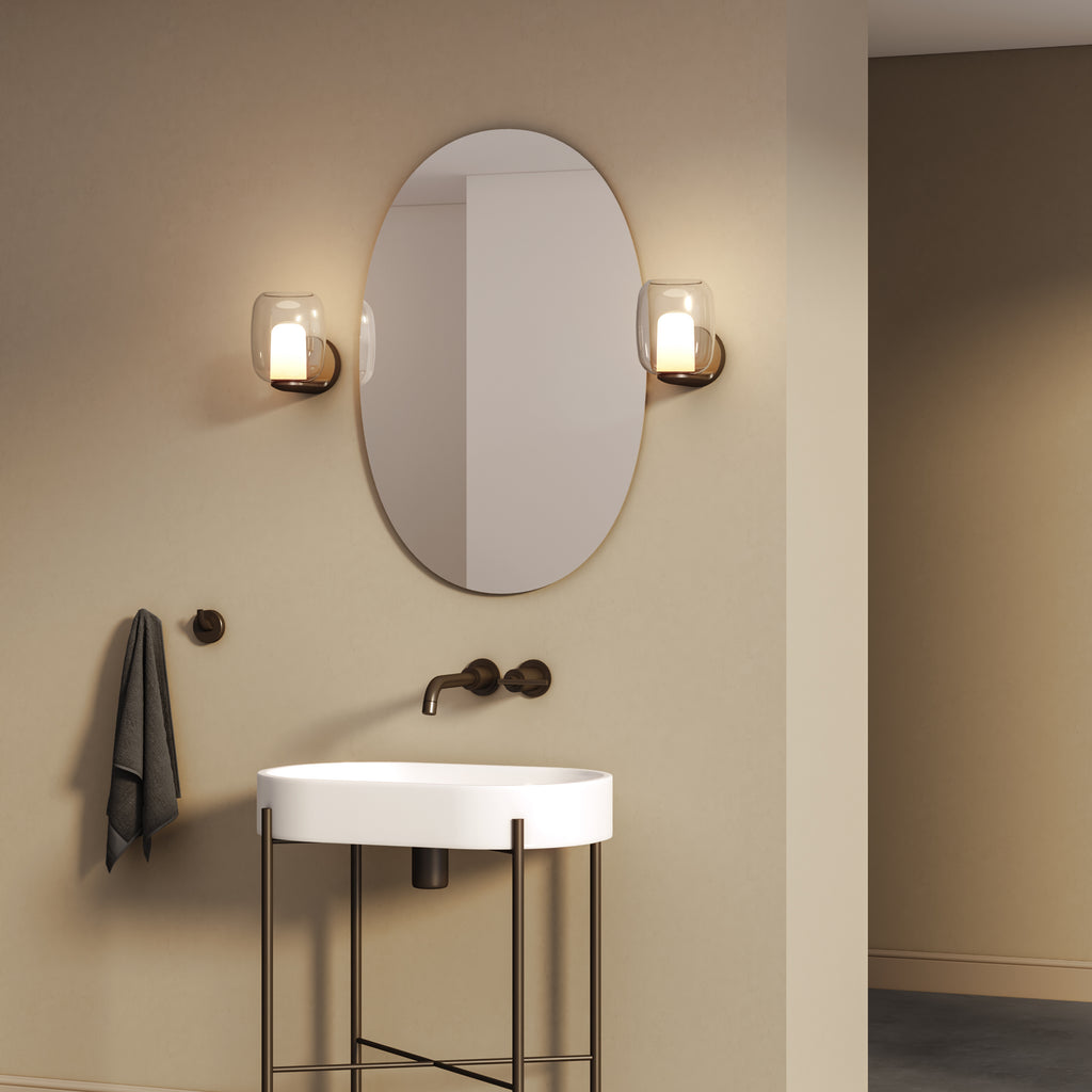 Astro Aquina Bathroom Wall Light in Matt Black