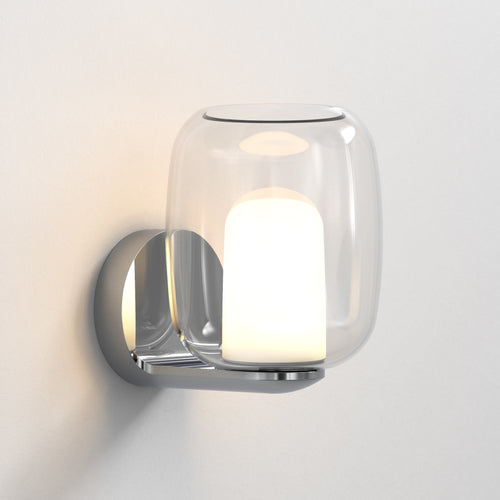 Astro Aquina Bathroom Wall Light in Polished Chrome