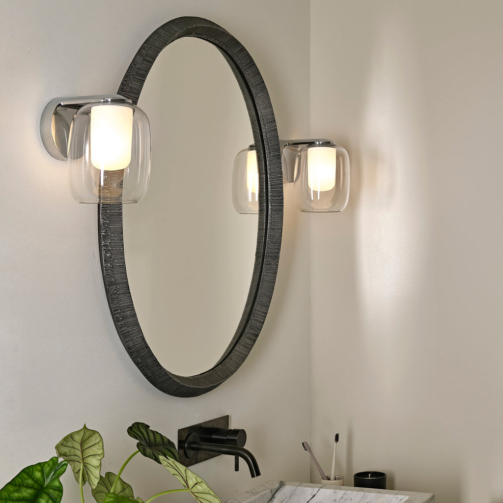 Astro Aquina Bathroom Wall Light in Polished Chrome