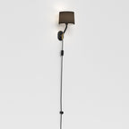 Astro Arbor Plug-In Indoor Wall Light in Matt Black