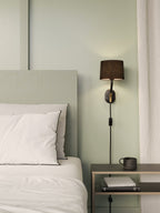 Astro Arbor Plug-In Indoor Wall Light in Matt Black