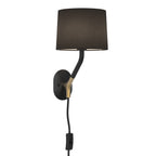 Astro Arbor Plug-In Indoor Wall Light in Matt Black